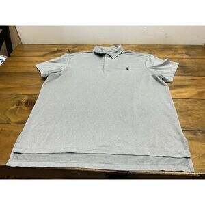 Polo Ralph Lauren Performance Shirt Mens XL Gray Short Sleeve Casual Golf Adult